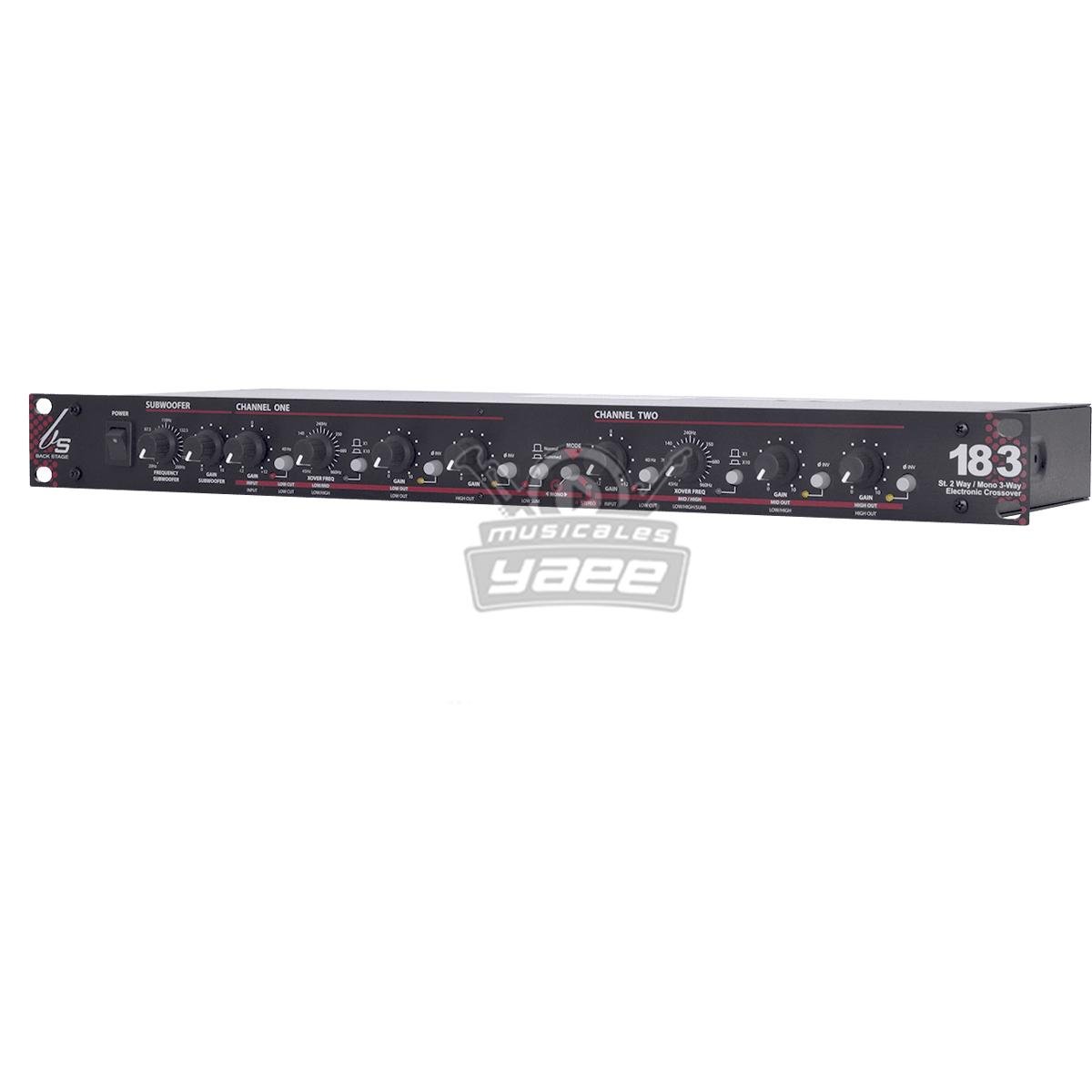 BACKSTAGE BS-183 CROSSOVER ELECTRONICO 2V