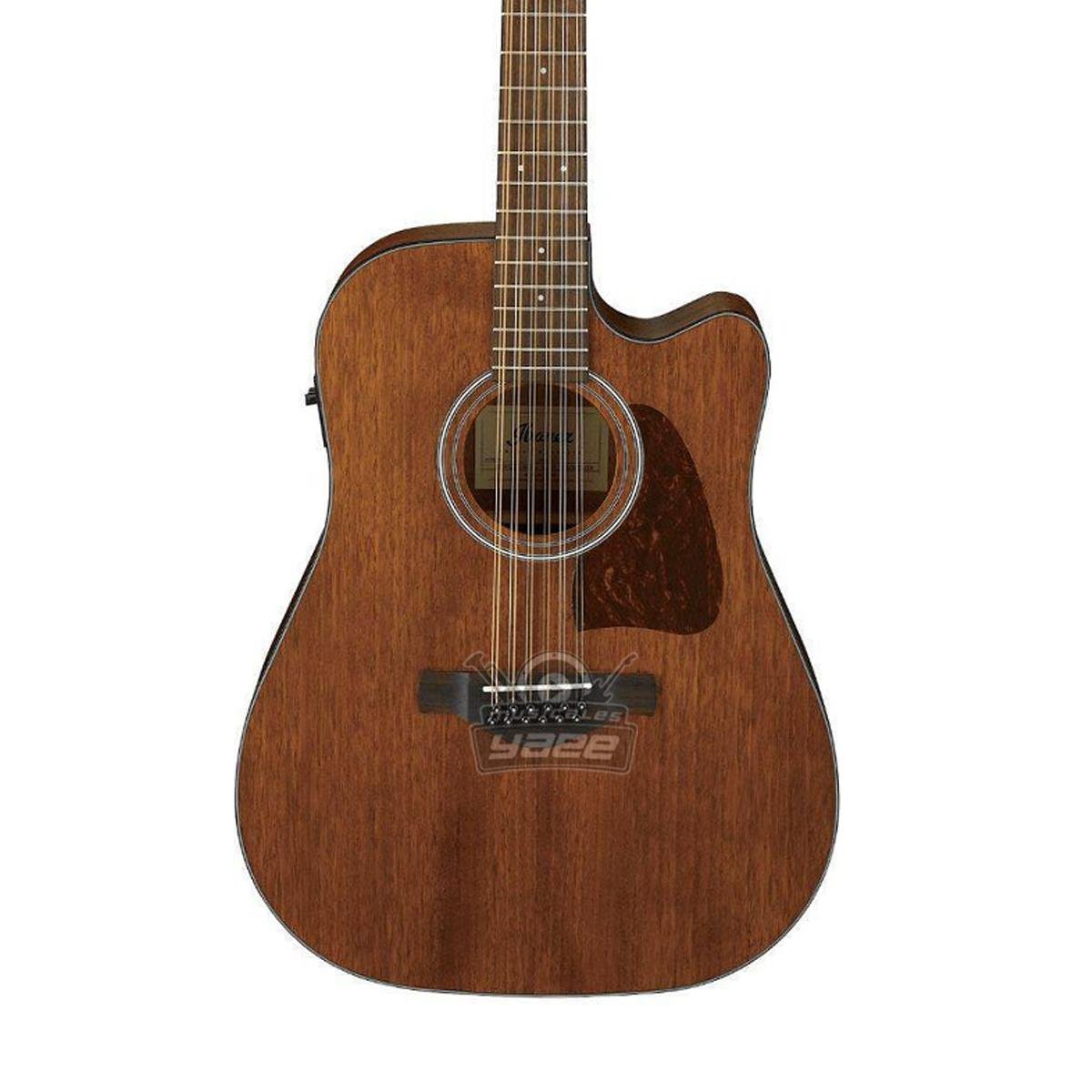 GUITARRA IBANEZ DOCEROLA ELECTROACUSTICA ARTWOOD CAOBA AW5412CE-OPN