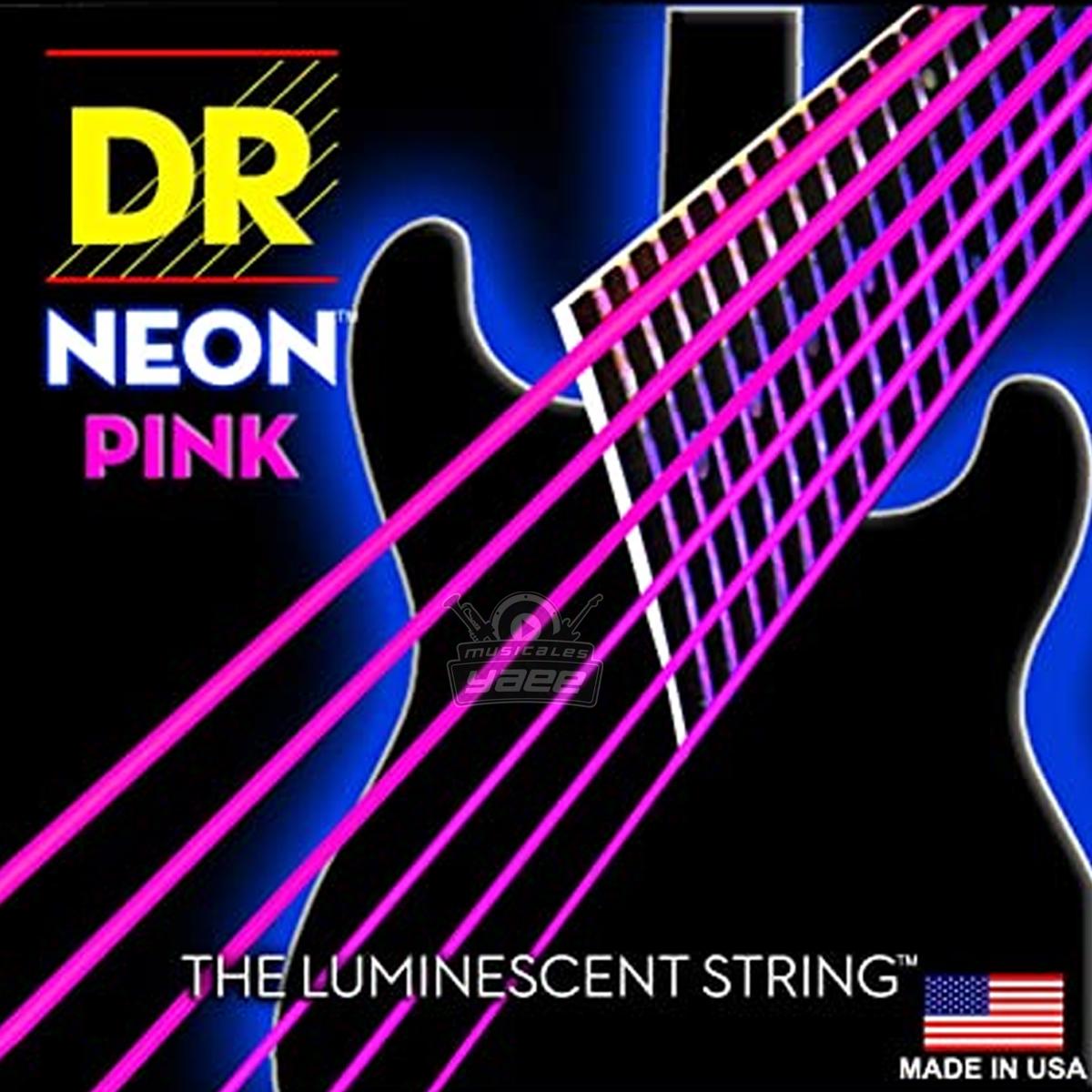 JUEGO DE CUERDAS DR PARA GUITARRA ELECTRICA MED 10/46 HI-DE NEON