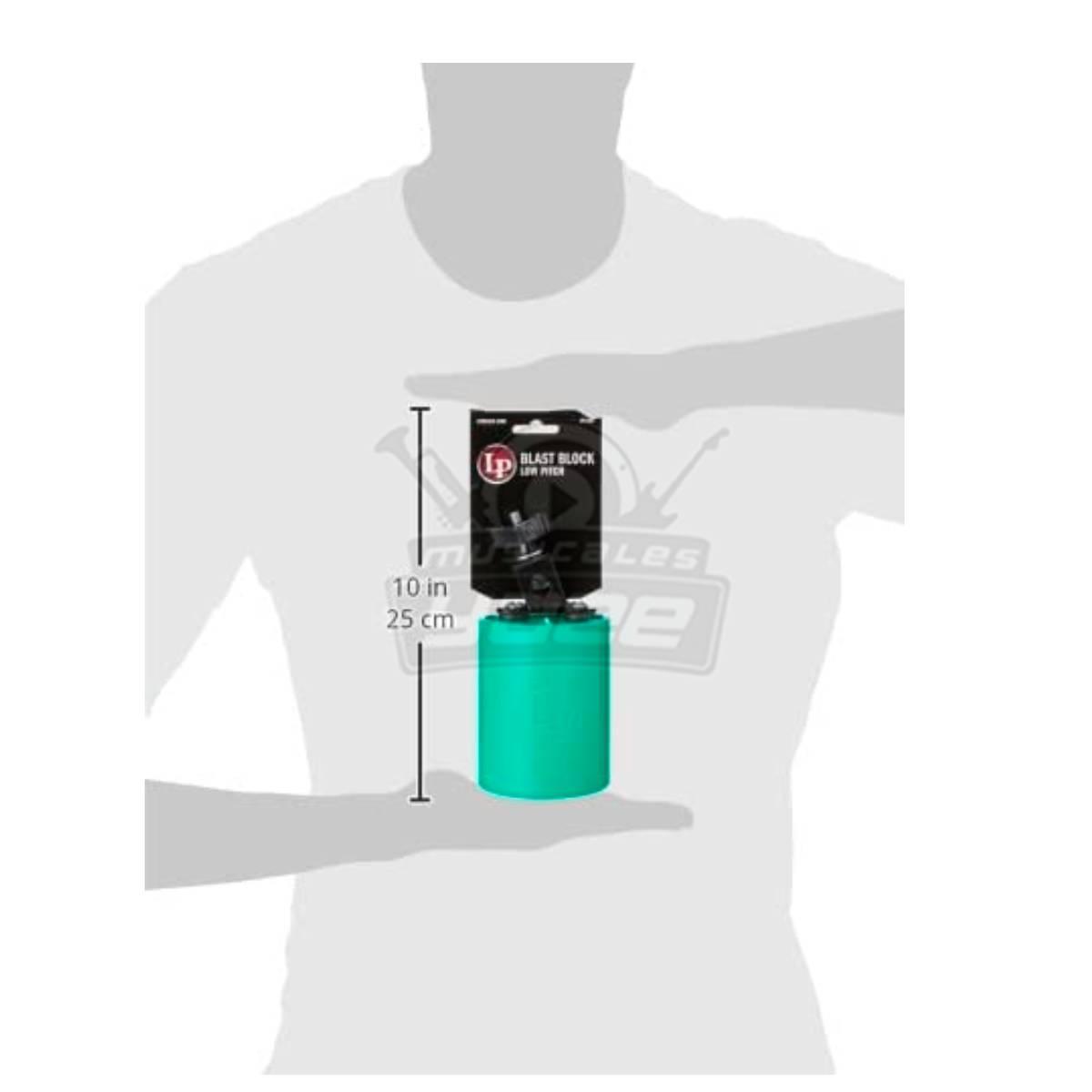 Latin Percussion LP1307 Redoba PlAstico con Soporte Tono Bajo Verde