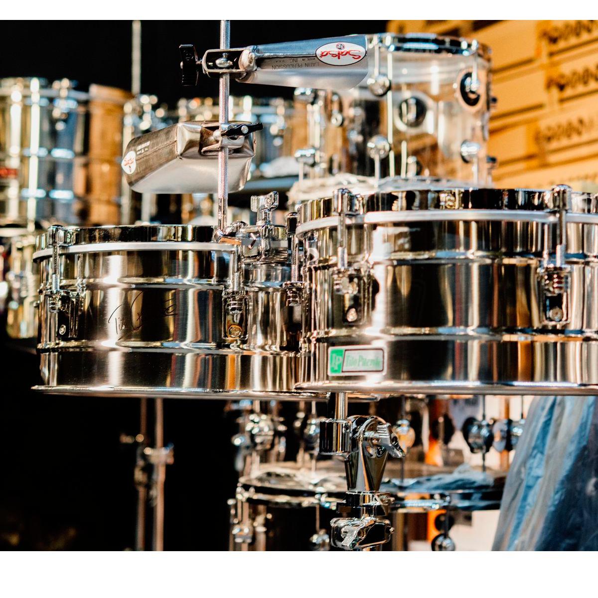 Latin Percussion LP257-100 - Set Timbales Tito Puente Centennial Timbale 14"/15 - Foto 7