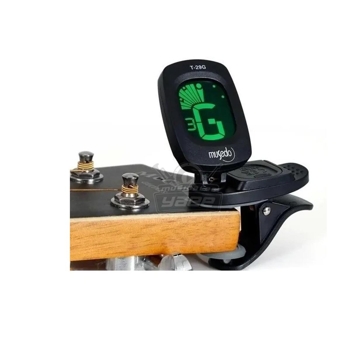 Afinador Digital Cromatico Automatico De Contacto MUSEDO T-2058B