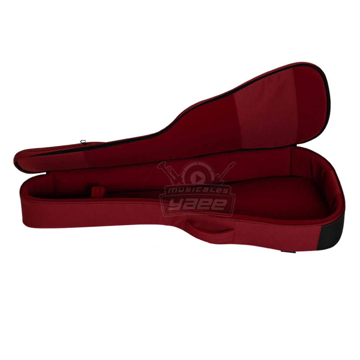 FUNDA GUITARRA CLÁSICA EXTRA ACOLCHADA ROJA