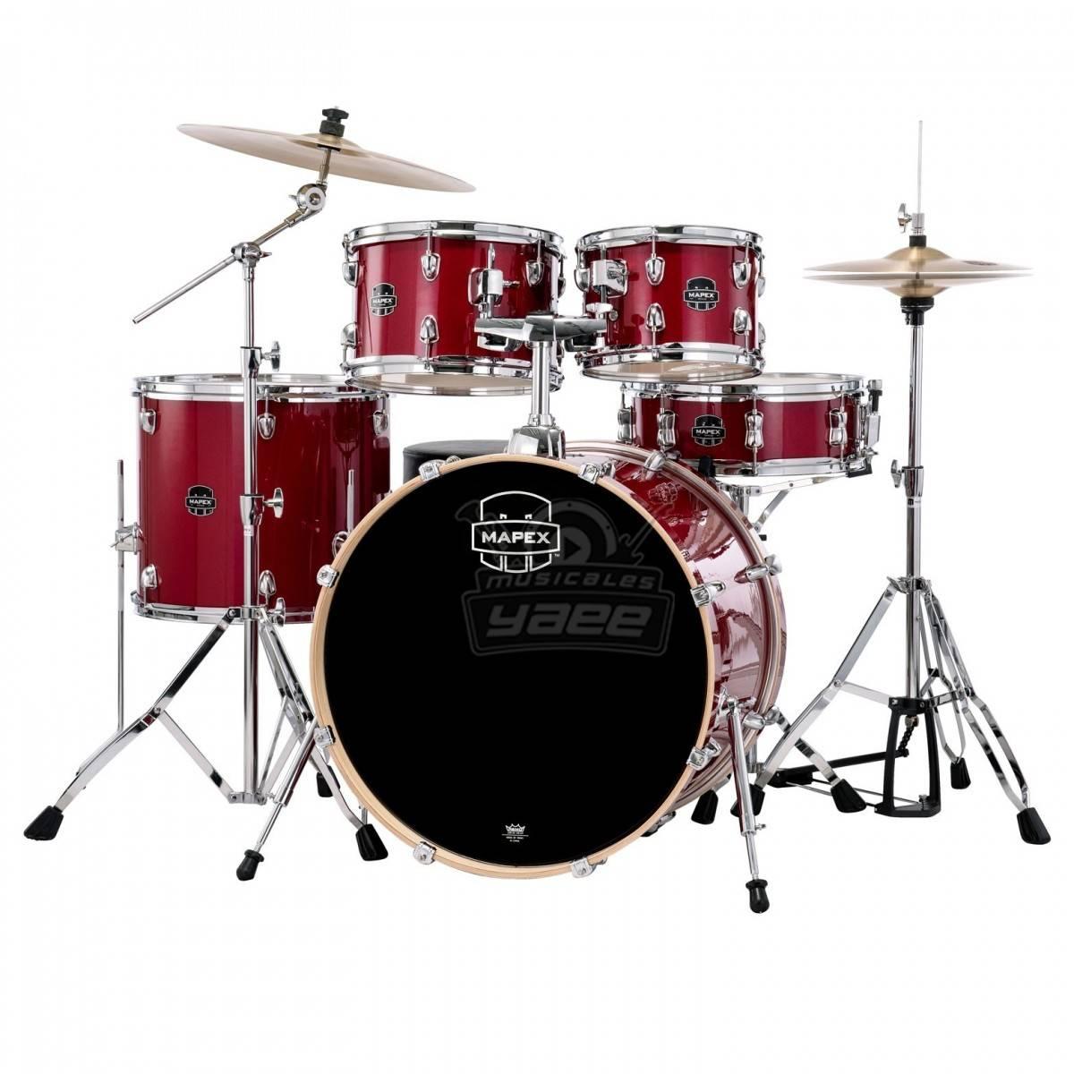 MAPEX - Saturn V Sv529x Pc Red Strata Pearl batteria acustica